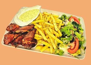 Grūdinti parūkyti „Tex mex“ sparneliai